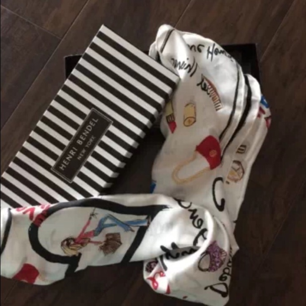 Henri Bendel silk scarf